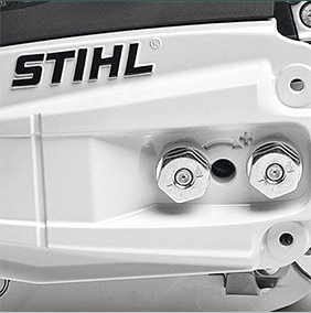 Stihl-side-mounted-chain-tensioning